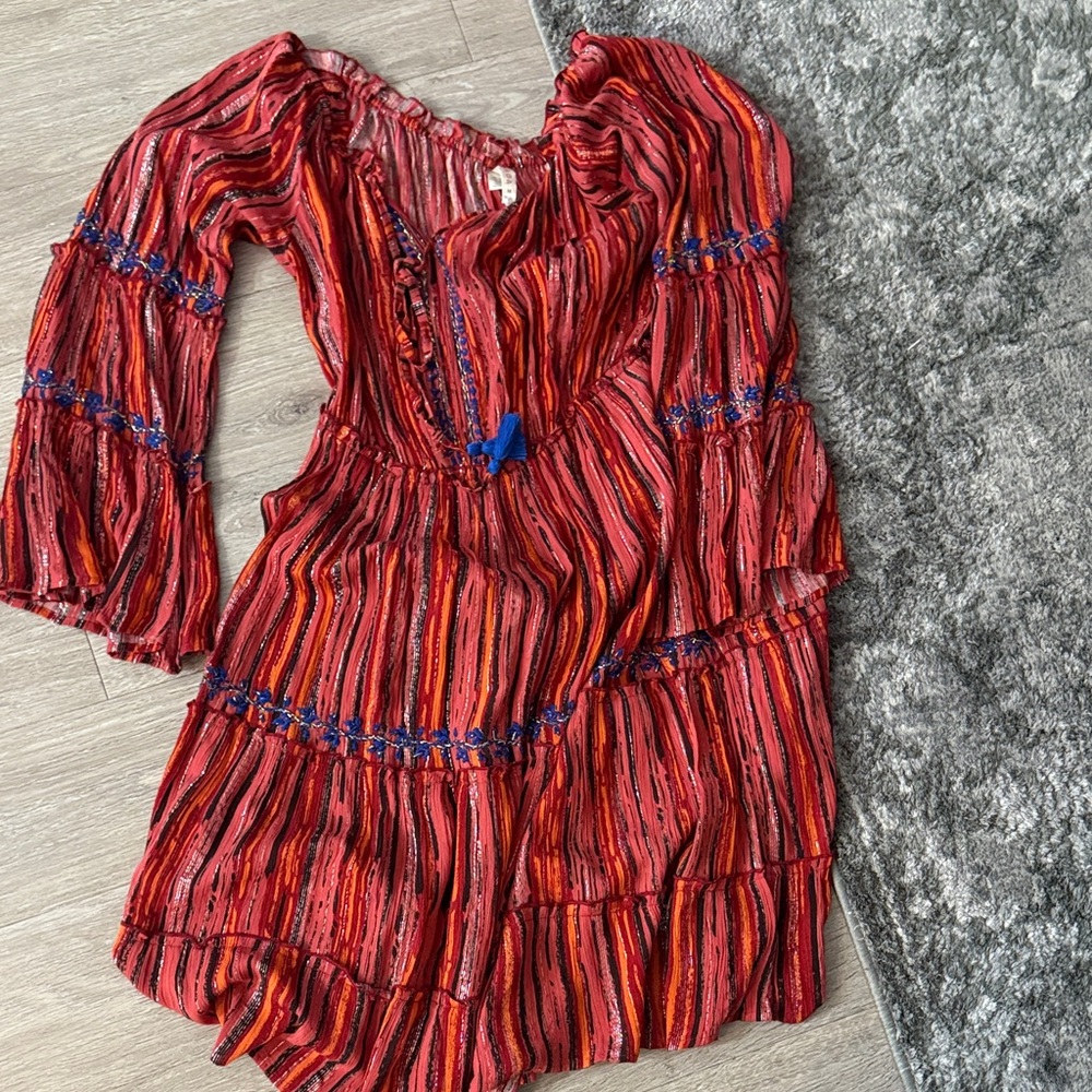 RAGA Red and Blue Striped DRESS